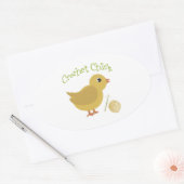 Sticker Ovale Crochet (Enveloppe)