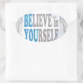 Sticker Ovale Crois en toi-même (Sac)