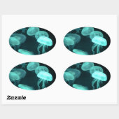 Sticker Ovale crustacés (Feuille)