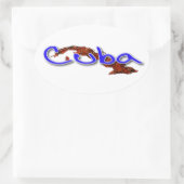 Sticker Ovale Cuba (Sac)