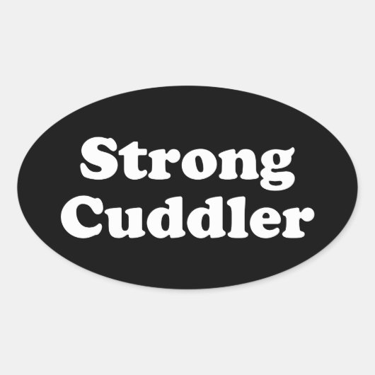 Sticker Ovale Cuddler fort (Devant)