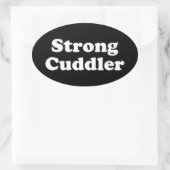 Sticker Ovale Cuddler fort (Sac)