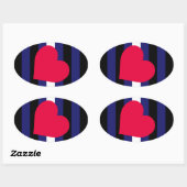 Sticker Ovale Cuir Pride (Feuille)