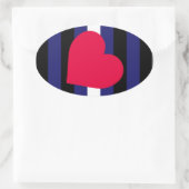 Sticker Ovale Cuir Pride (Sac)