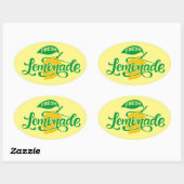 Sticker Ovale Cuisine de citronnelle (Feuille)
