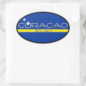 Sticker Ovale Curaçao - Bon Bini (Sac)