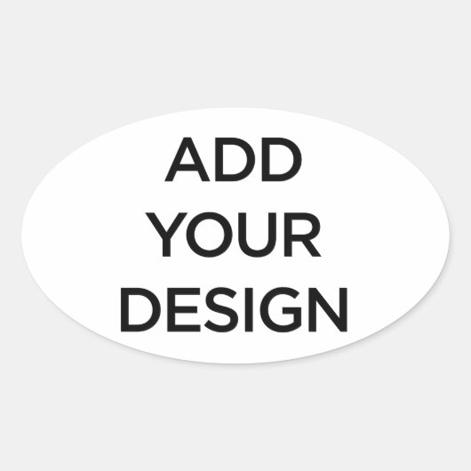 Sticker Ovale Custom Made (Devant)