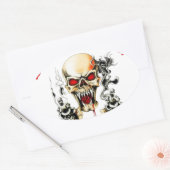 STICKER OVALE D.I.L.L.I.G.A.F. (Enveloppe)