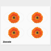 Sticker Ovale Daisy (Feuille)