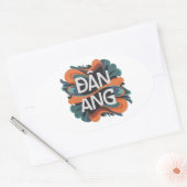 Sticker Ovale Danang (Enveloppe)