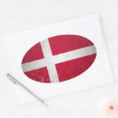 Sticker Ovale Danemark (Enveloppe)