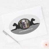 Sticker Ovale Danesticker (Enveloppe)