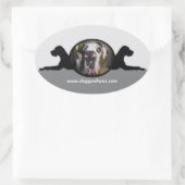 Sticker Ovale Danesticker (Sac)