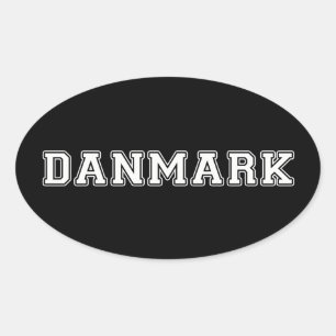 Sticker Ovale Danmark