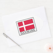 Sticker Ovale Danmark (Enveloppe)