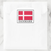 Sticker Ovale Danmark (Sac)