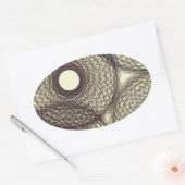 Sticker Ovale dans l'obscurité (Enveloppe)