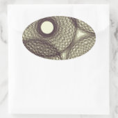 Sticker Ovale dans l'obscurité (Sac)