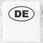 Sticker Ovale DE Delaware (Sac)