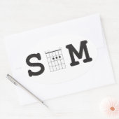 Sticker ovale de la boîte SAM Chord (Enveloppe)