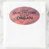 Sticker ovale de l'organe de qualité (Sac)