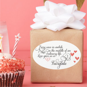 Sticker Ovale De temps en temps dans une vie ordinaire.