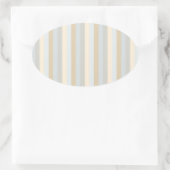 Sticker Ovale Décor Vertical Gris Doux (Sac)