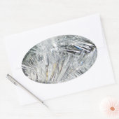 Sticker Ovale Décorations de Noël (Enveloppe)