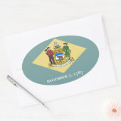 Sticker Ovale Delaware (Enveloppe)