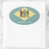 Sticker Ovale Delaware (Sac)