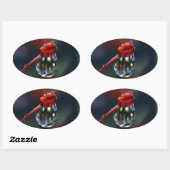 Sticker Ovale Déposer sur Bud (Feuille)