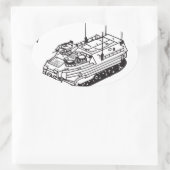 Sticker Ovale Depuis 1941 Logo de la Piste II (Sac)