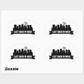 Sticker Ovale Dernier Bash Dans Nash Skyline (Feuille)