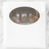 Sticker Ovale Dernière fresque de la fin des années 1490 de Léon (Sac)