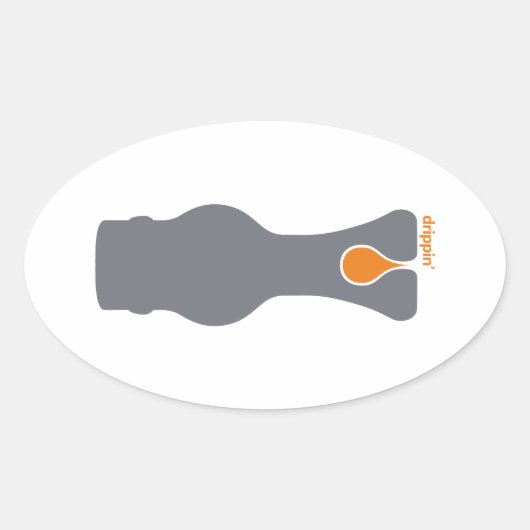 Sticker Ovale Dérouler' (Devant)