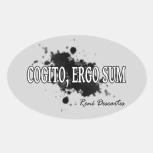 Sticker Ovale Descartes