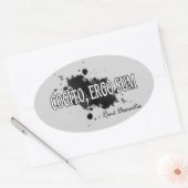 Sticker Ovale Descartes (Enveloppe)