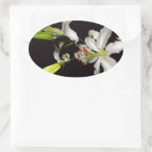 Sticker Ovale Design irlandais - Collection de laiton et de fleu (Sac)