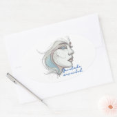 Sticker Ovale Dévoilé (Enveloppe)