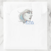 Sticker Ovale Dévoilé (Sac)