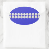 Sticker Ovale Diamant bleu royal (Sac)
