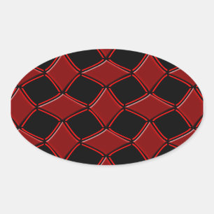 Sticker Ovale Diamants