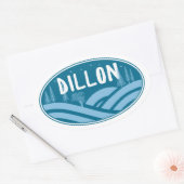 Sticker Ovale Dillon Colorado Extérieur (Enveloppe)