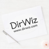 Sticker Ovale DirWiz Oval (Enveloppe)