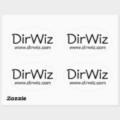 Sticker Ovale DirWiz Oval (Feuille)