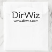 Sticker Ovale DirWiz Oval (Sac)