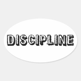 Sticker Ovale Discipline