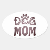 Sticker Ovale Dog (Devant)