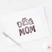 Sticker Ovale Dog (Enveloppe)