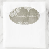 Sticker Ovale Doily (Sac)
